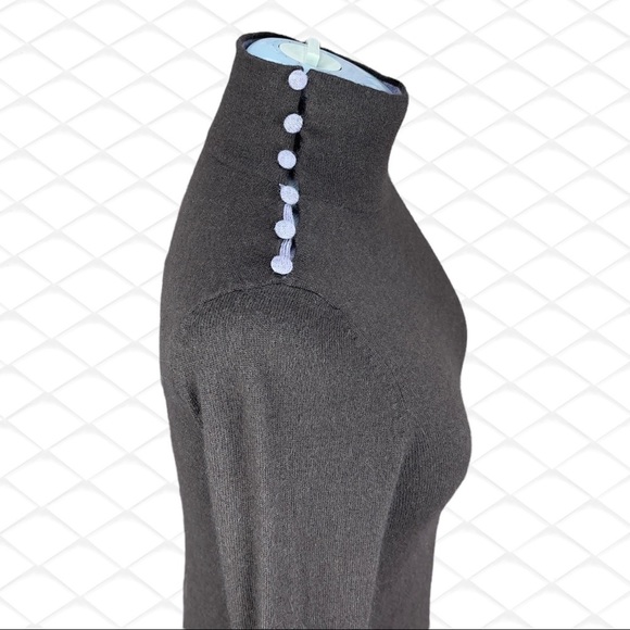 𝅺UO HWR Women’s Wool Angora Cashmere Blend Turtleneck Sweater Size S Brown - Picture 2 of 7